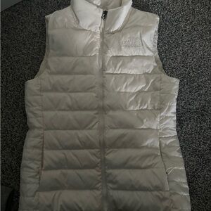White North Face Vest
